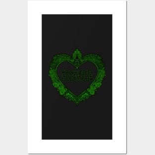Eww Heart Green Posters and Art